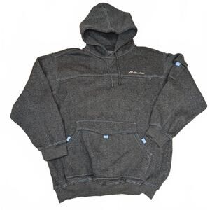 Know Betta Y2K Men's Size 2XL Gray/Blue Hoodie Sweatshirt with Front Pockets